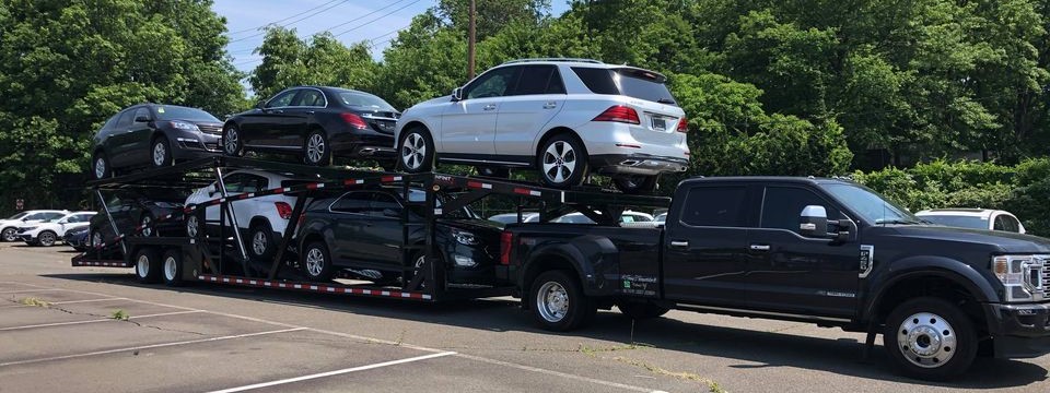 Transportation fleet on road